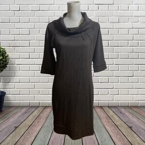Yigal Azrouel Gray Wool Blend Cowl Neck Dress 2